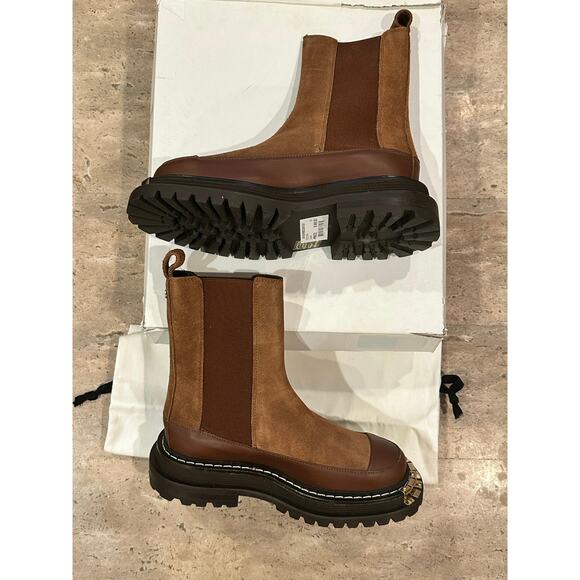 NEW Sandro Women's H22 Liam Stretch Chelsea Boots size 37/ 6.5 - Picture 7 of 10